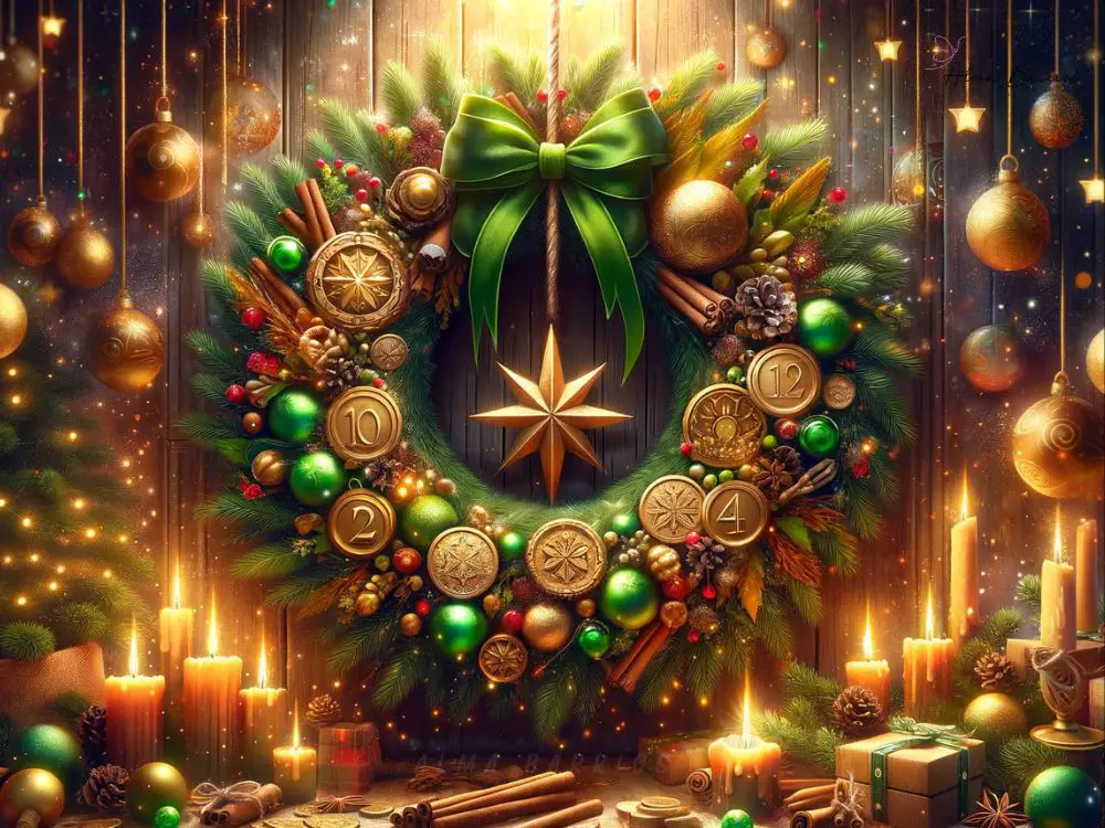 Elaborando una Corona de Adviento Mágica para la Prosperidad