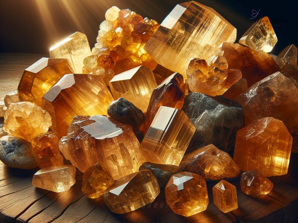 Piedras De Citrino En Bruto Y Pulidas.