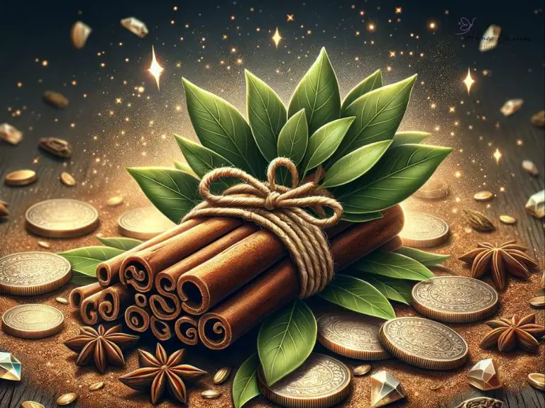 Canela y Hojas de Laurel Amuleto para Atraer Dinero