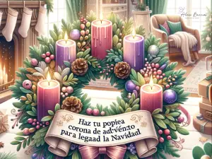 Haz tu Propia Corona de Adviento para la Llegada de la Navidad