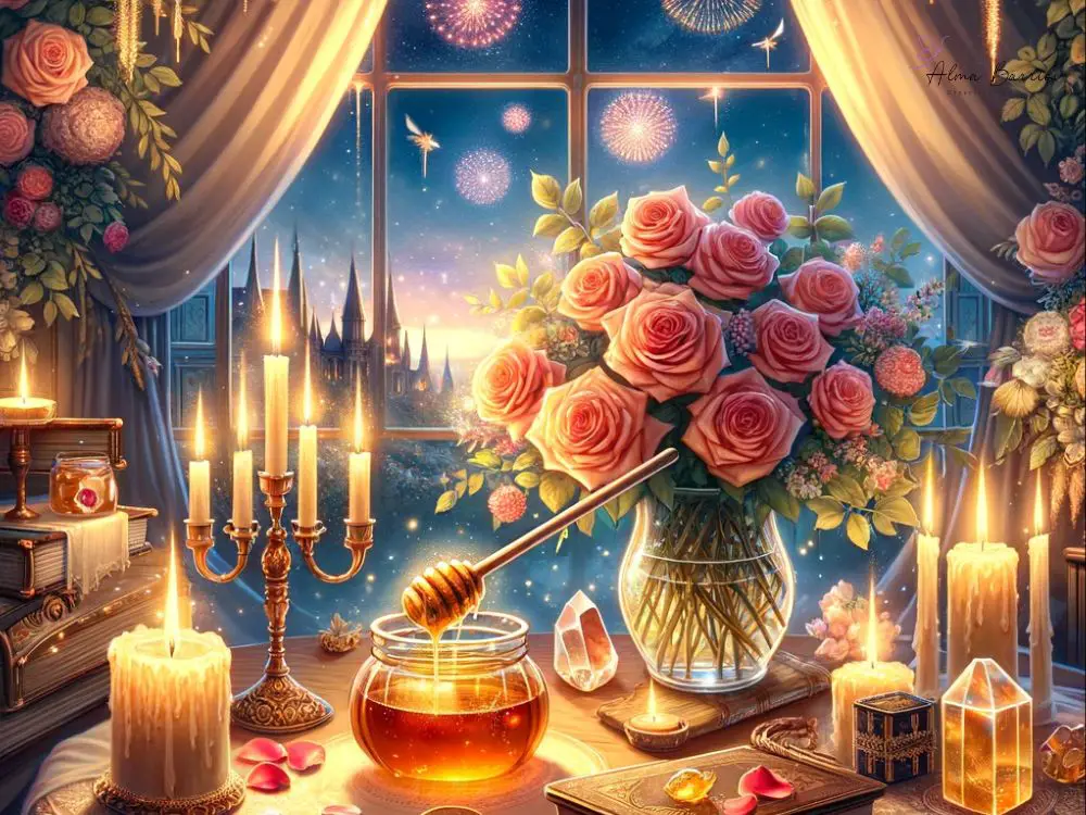 Rosa y Miel Hechizos de Amor y Suerte para el Fin de Año