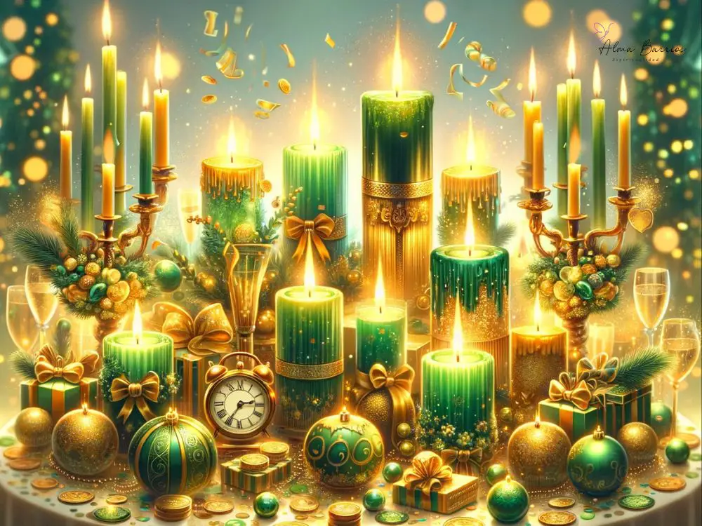 Velas Verdes en Fin de Año: Ilumina tu Camino hacia la Fortuna