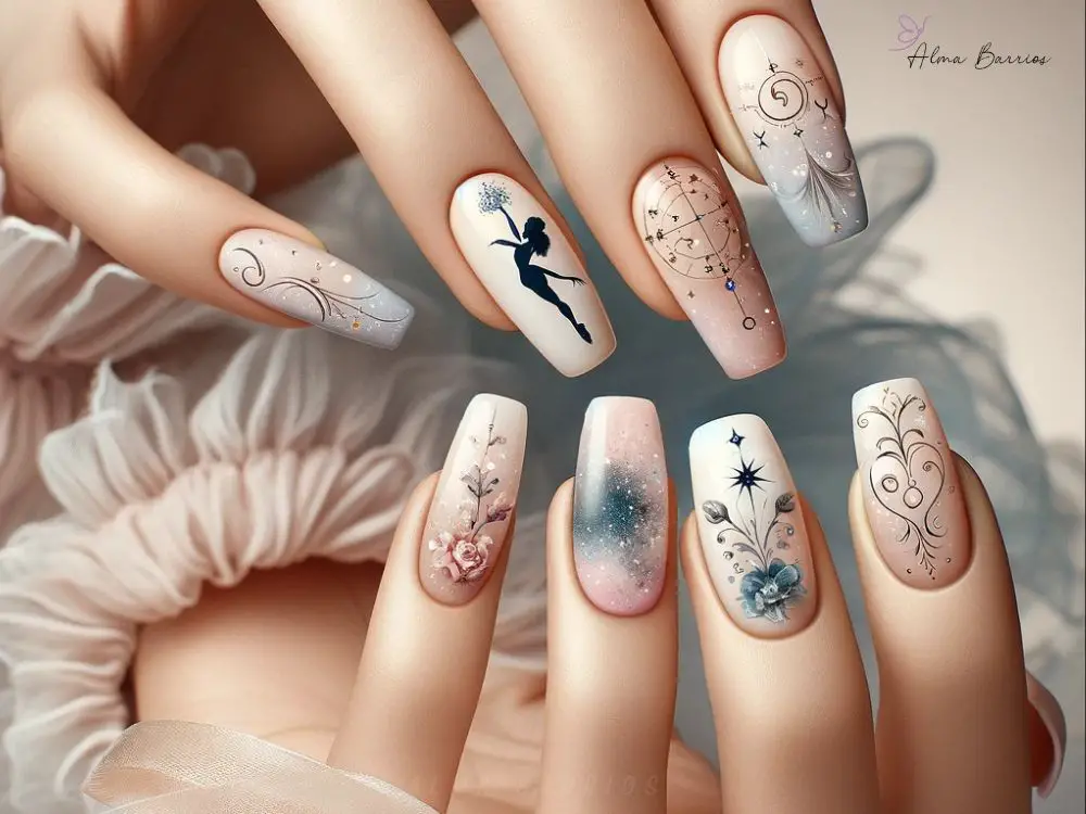 Balletcore: La tendencia de uñas 2024 y su conexión con los signos del zodiaco