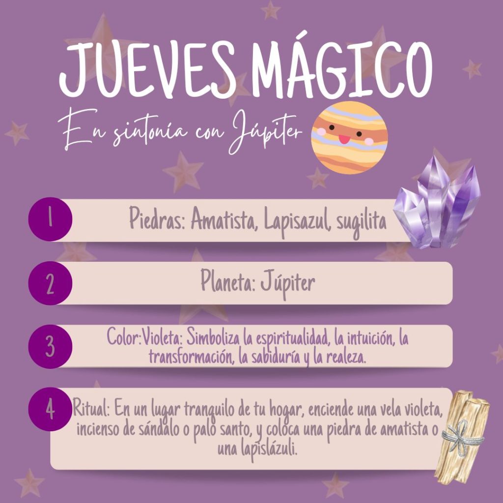 Jueves Mágico En sintonía con Júpiter