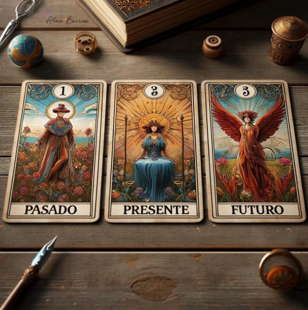 Tirada de Tarot Pasado, Presente y Futuro (3 cartas)