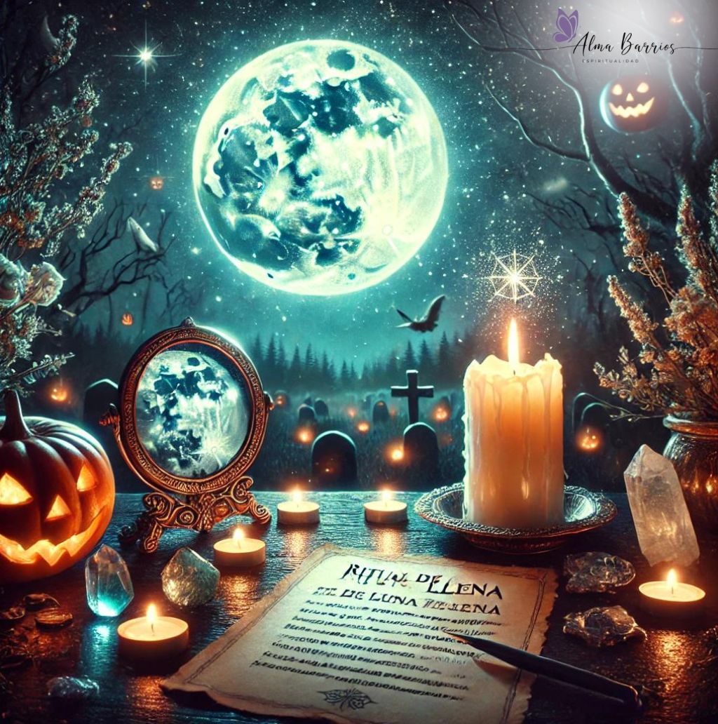 Hechizos y Encantamientos: Ritual de Luna Llena para Halloween