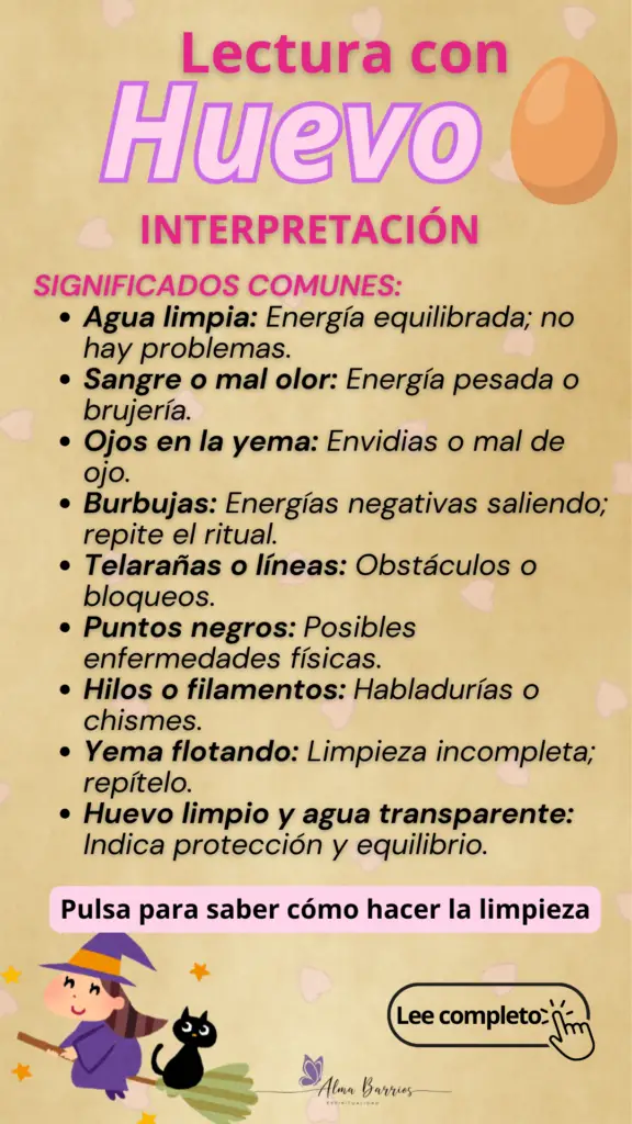 Descubre el poder de la lectura con huevo para limpiar y proteger tu energía. Aprende a interpretar los signos que revelan mal de ojo, envidias o bloqueos espirituales. ✨ #LimpiezaEnergética #Brujería #LecturaConHuevo
