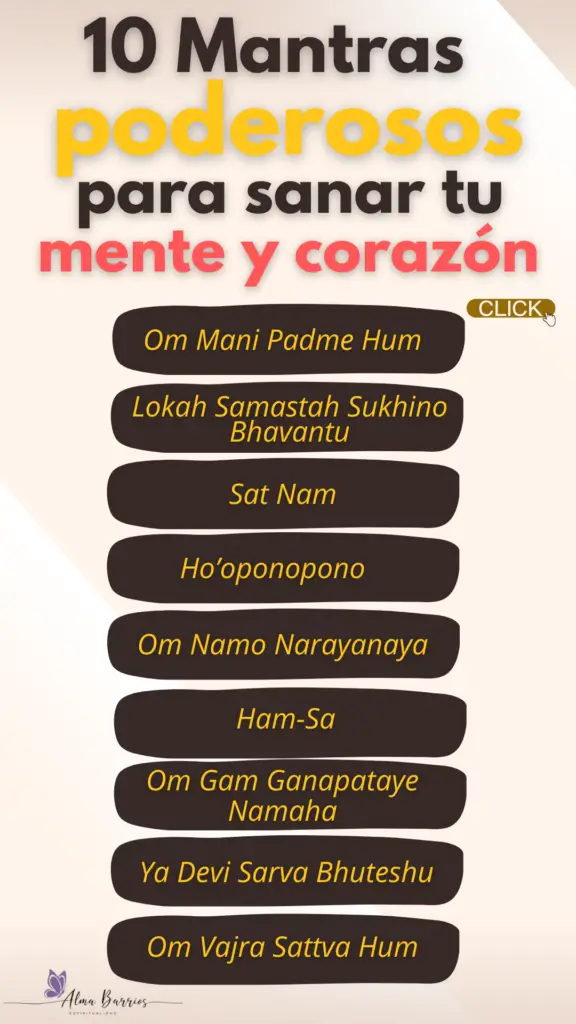 Descubre 10 mantras poderosos para sanar tu mente y corazón. Libera el estrés, conecta con tu esencia y transforma tu energía con estas frases sagradas.  #MantrasDeSanación #PazInterior #EnergíaPositiva