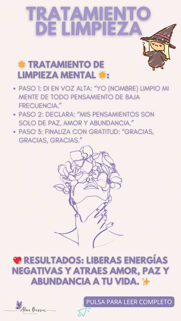 Tratamiento de Limpieza Mental: Libera tu mente y atrae abundancia