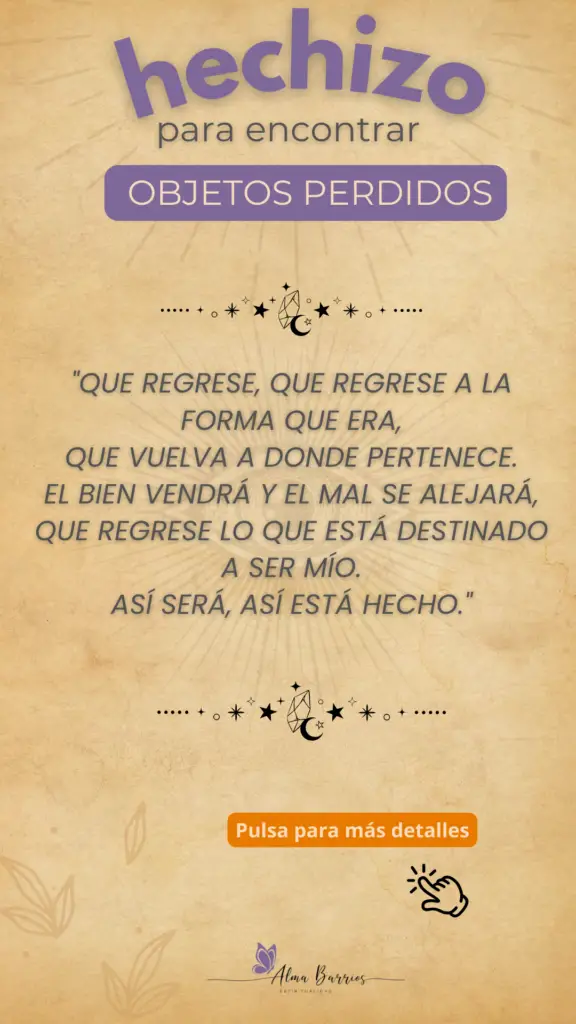 Recupera tus objetos perdidos con este poderoso hechizo. Una práctica sencilla para alinear tu energía, activar tu intuición y atraer lo que necesitas de vuelta a tu vida. #HechizoParaEncontrar #EnergíaPositiva #RitualesEsotéricos #Intuición #MagiaPráctica