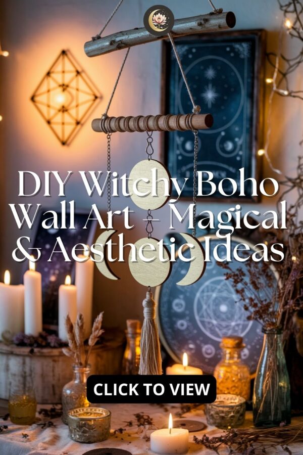 DIY Witchy Boho Wall Art – Magical & Aesthetic Ideas
