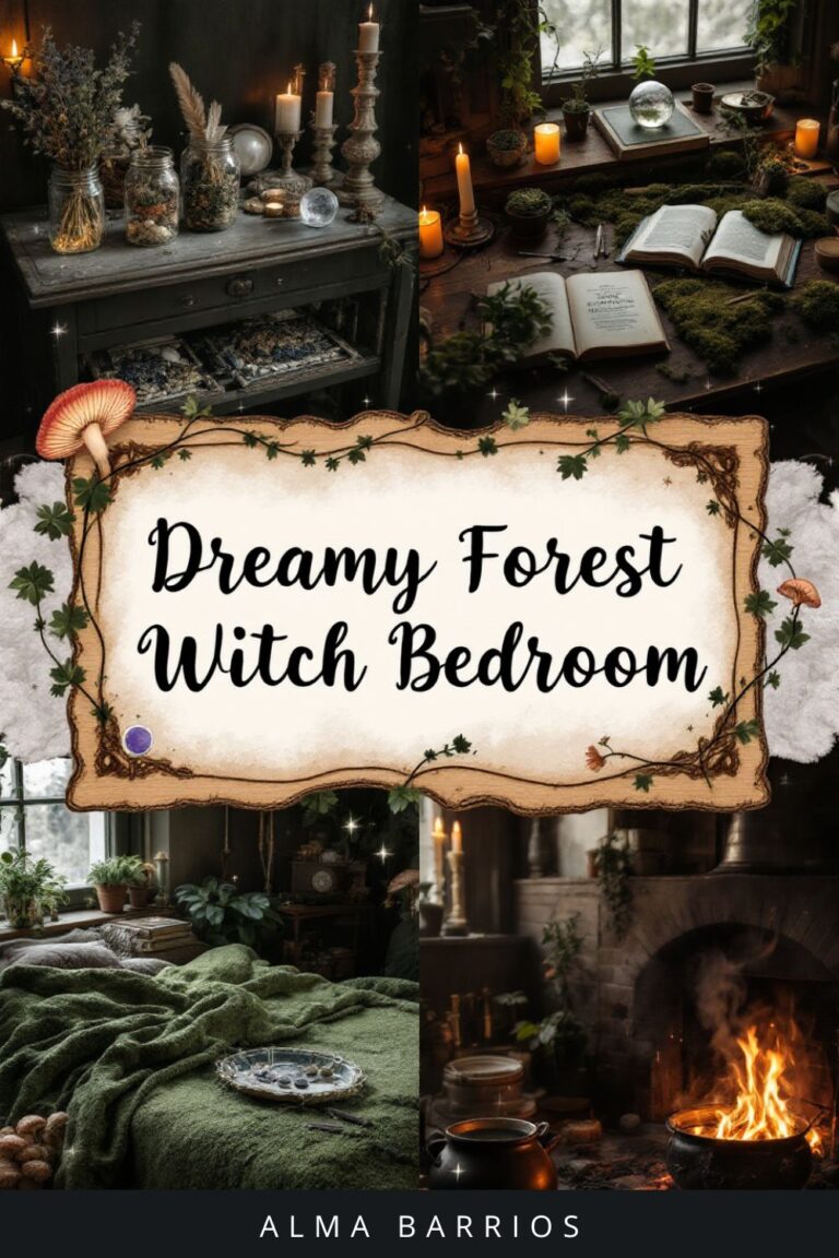 How to Create a Dreamy Witchy Bedroom with a Forest Vibe