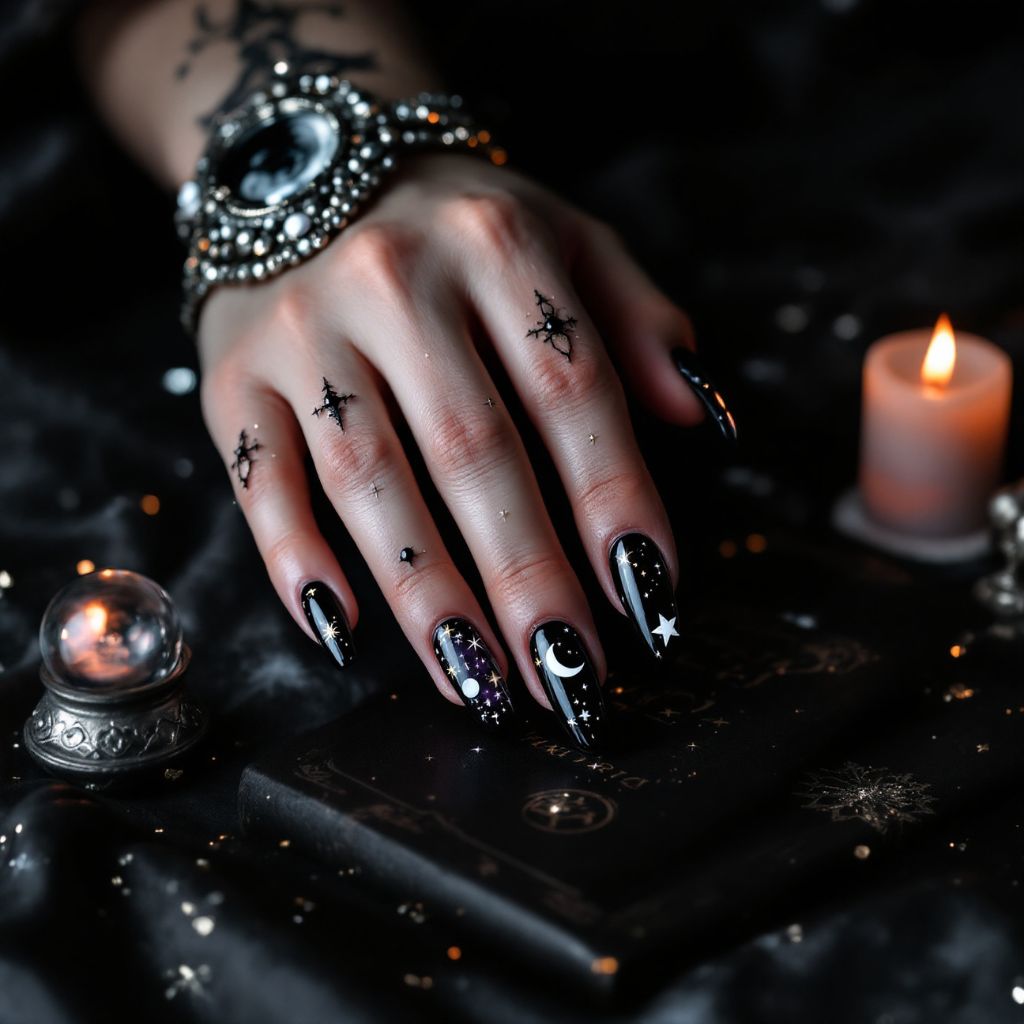 Uñas de Bruja: 15 Diseños Mágicos para una Manicura Hechizante