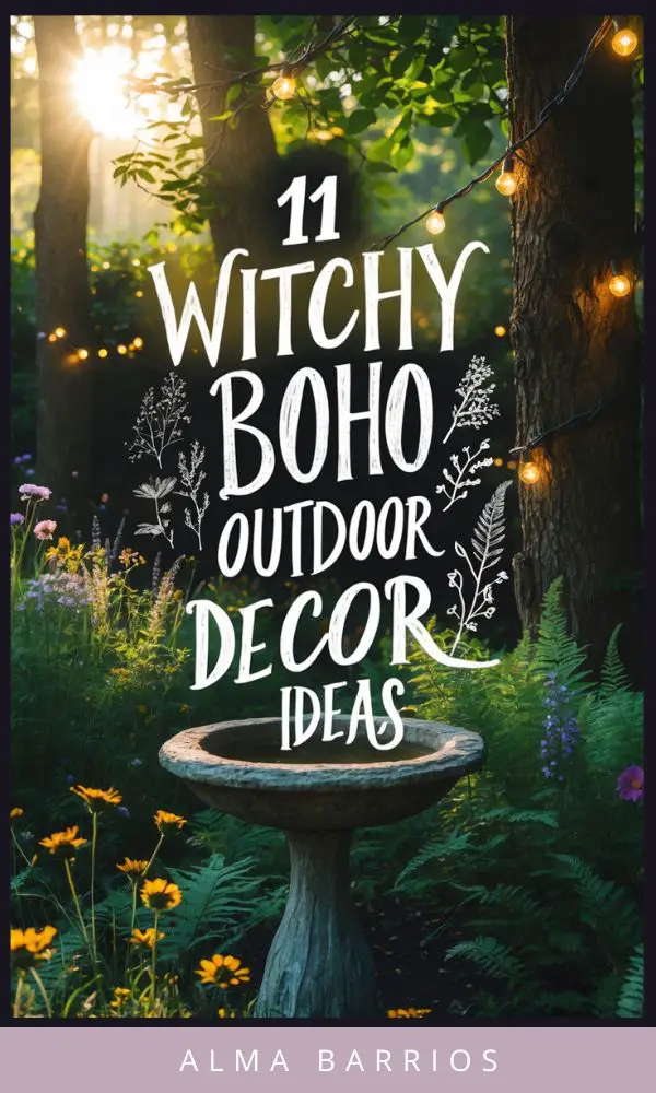 11 Outdoor Decor Ideas for a Boho Garden Filled with Mystical Energy 