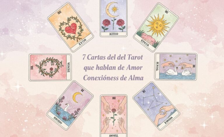 7 Cartas del Tarot que Hablan de Amor y Conexiones del Alma