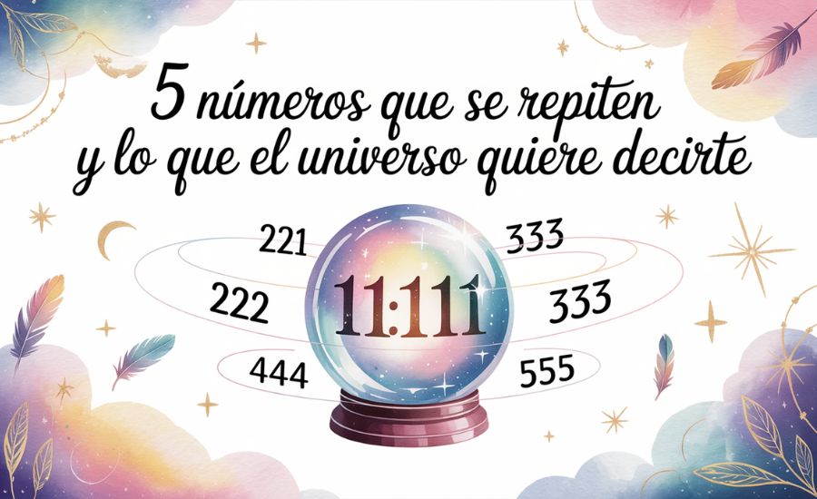 5 números que se repiten y lo que el universo quiere decirte
