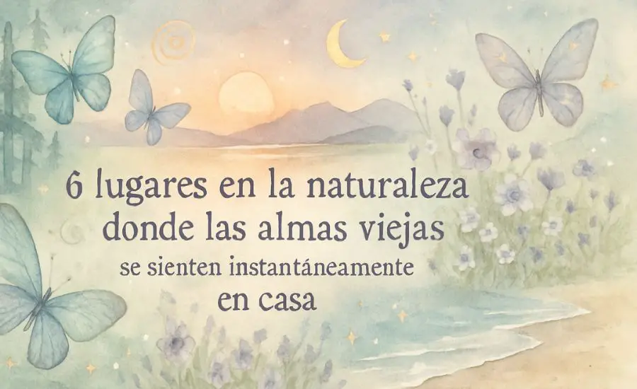 6 Lugares en la naturaleza donde las almas viejas se sienten instantáneamente en casa