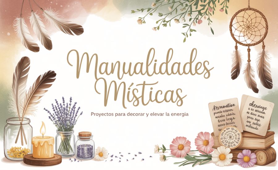 Manualidades Místicas: Proyectos para Decorar y Elevar la EnergíaDesde atrapasueños hasta portavelas encantados.