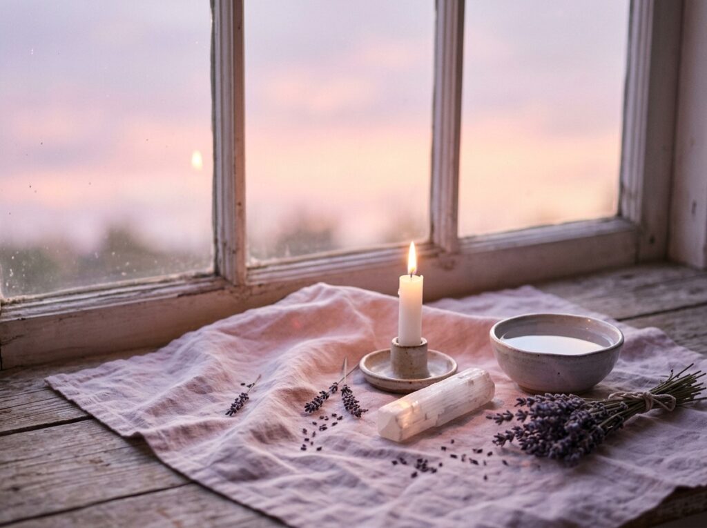 Ritual de luna llena en casa: paso a paso y muy fácil
